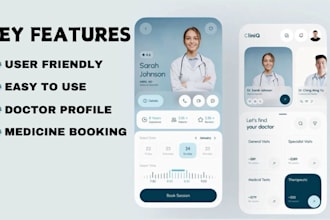 develop healthcare app, telemedicine app, doctor and medical booking app