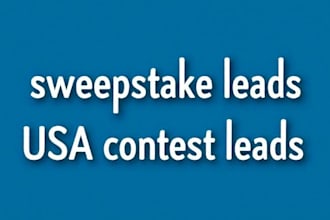 find first hit gambler leads, sweepstake leads, for your targeted location