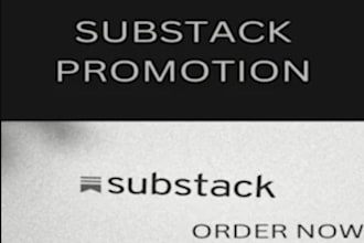 do massive promotion for your substack page to reach active audience