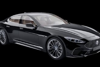 do realistic 3d car modeling and rendering, vehicle design, car model, 3d truck