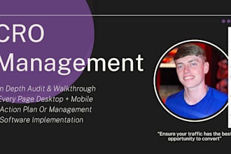 improve website conversion rate with an audit and or management cro