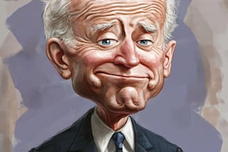draw political caricature and cartoon