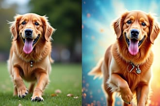 create a custom pet portrait that captures your dog or cat