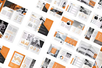 develop annual report, corporate profile, and  brochure design, poster, catalog