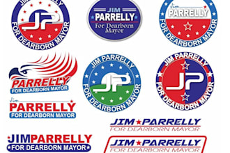 design modern attractive unique political campaign election winning patriot logo