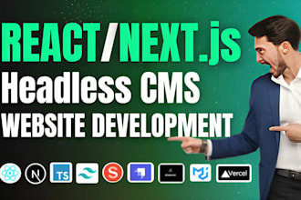 build a website with next js typescript tailwind css sanity strapi