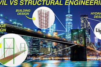 do your civil and structural engineering project realated to wood and concrete