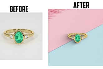 do hd quality jewelry images retouching