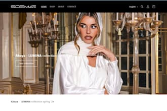 design abaya shopify hijab store islamic wear abaya website religious wear store