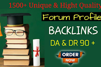 make 15000 social networks and forum profile SEO backlinks