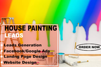 painting leads painting house painting website landing page
