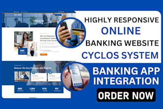 build online banking website fintech ui ux ewallet app integration cyclos system