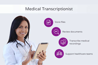 be your professional virtual medical assistant