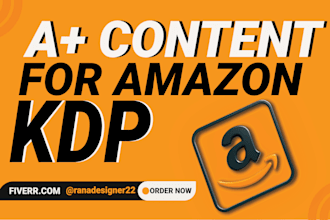 design KDP a plus content with 3d book mockups to boost sales