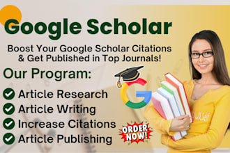 boost google scholar citations publish article writing scopus indexed journal