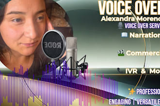 spanish voice over for ads and videos