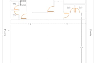 create professional 2d floor plans and layouts for homes and commercial spaces