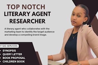 find literary agent for your fiction book, screenplay, manuscript, children book