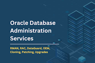 be your oracle dba and managed services provider