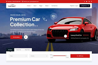 design car website used car website car dealer website auto car dealer website