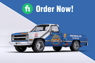 create van wrap design, car wrap design, any wrap design