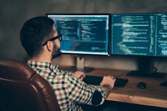 teach c python java sql database bot script coding programming project developer