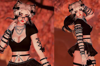 custom 3d vrc avatar VR chat character model furry nsfw avatar anime vrc vrchat