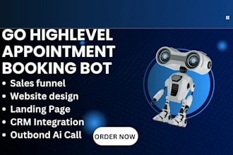 build gohighlevel funnel, ghl appointment booking bot, ai chatbot, chatgbt