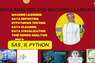 data analysis and machine learning using r, python, SAS