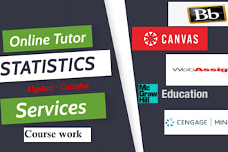 be your calculus algebra probability statistics class tutor