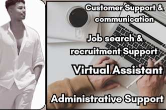 be your personal VA for admin, chat support, and excel