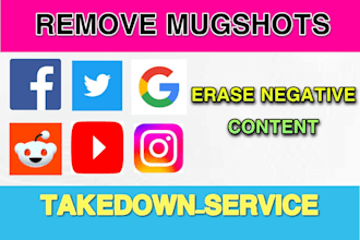 remove mugshots, delete negative links, erase bad articles, false news in google