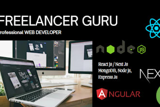 develop responsive react js next js tailwind css bootstrap web app