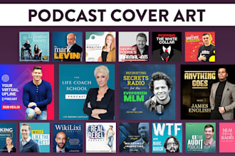 design podcast cover art, podcast cover design, podcast logo, podcast artwork