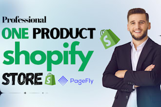 design professional shopify one product store landing page design with pagefly