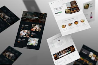 create a modern wordpress restaurant website with online food ordering