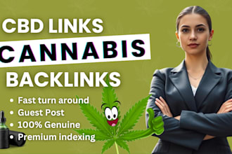 build high da guest post cannabis, vape, marijuana, cbd backlinks