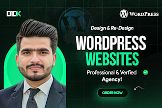 build, design, redesign, customize your wordpress business and ecommerce website
