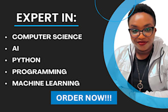 handle tasks on computer science, ai, machine learning, python and programming