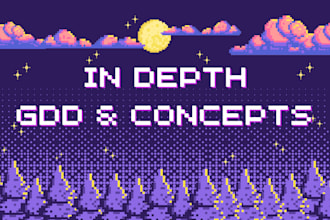 design a great game concept with art and a gdd