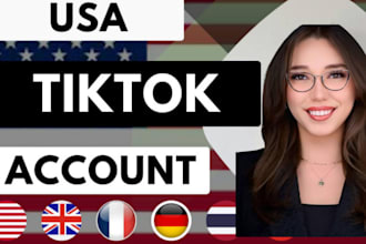 create USA tiktok account tiktok UK account, US tiktok account UK tiktok account