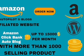 build amazon affiliate autopilot website for passive income