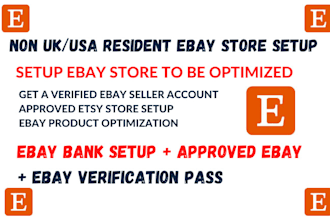 setup verified ebay seller account with full bank setup ebay account creation