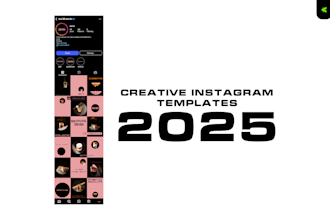 design a stunning instagram grid x carousel x story x social media