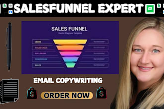 do salefunnel email copywriting, sales letters, email sales copy for websites
