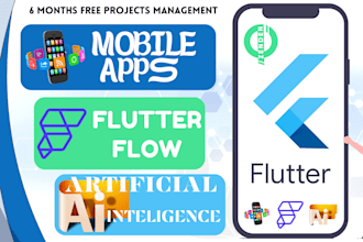 develop no code mobile apps with flutterflow, flutter app, flutter flow app