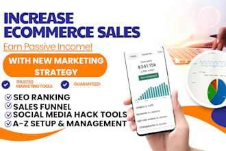 boost shopify store sales, ecommerce website promotion or dropshipping marketing