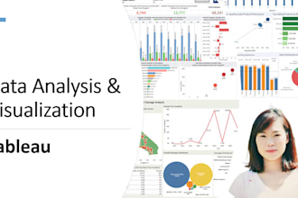 create tableau dashboards for data insights and visualization
