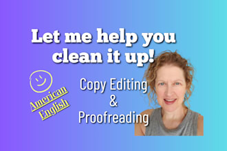 professionally copyedit and proofread articles blog posts product descriptions