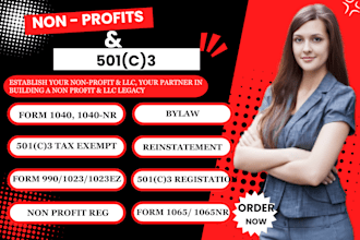 do non profit registration, article of incorporation reinstate 501c3, bylaws 990